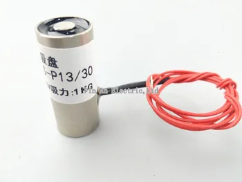 Suction-Cup DC Electromagnet 12V Electric chuck electromagnet miniature Force 1Kg P13/30
Suction-Cup DC Electromagnet 12V Electric chuck electromagnet miniature Force 1Kg P13/30