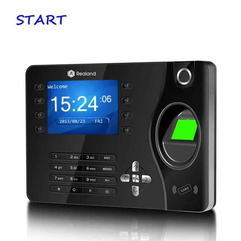 A-C081 TCP/IP Biometric Fingerprint Time Clock Recorder Attendance Employee Electronic Punch Reader Machine Realand
A-C081 TCP/IP Biometric Fingerprint Time Clock Recorder Attendance Employee Electronic Punch Reader Machine Realand