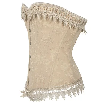 Women's Plus Size Corset Renaissance Satin Lacing Corset Top Shape Sexy Slim Corsets Bustiers Waist Trainer Steampunk Corselet
Women's Plus Size Corset Renaissance Satin Lacing Corset Top Shape Sexy Slim Corsets Bustiers Waist Trainer Steampunk Corselet