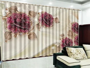 3D Curtain Luxurious Ruby And Delicate flowers Living Room Bedroom Beautiful Practical Blackout Curtains
3D Curtain Luxurious Ruby And Delicate flowers Living Room Bedroom Beautiful Practical Blackout Curtains