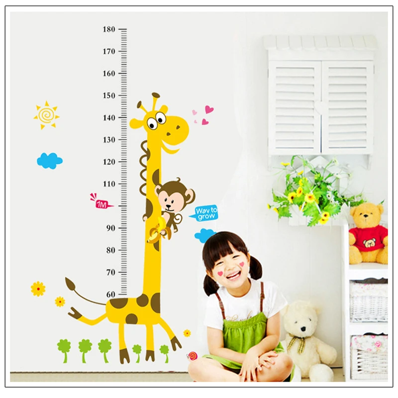 Kids Height Chart Wall Sticker Home Decor Cartoon Giraffe Height Ruler Home Decoration Room Decals Wall Art Sticker Wallpaper
Kids Height Chart Wall Sticker Home Decor Cartoon Giraffe Height Ruler Home Decoration Room Decals Wall Art Sticker Wallpaper