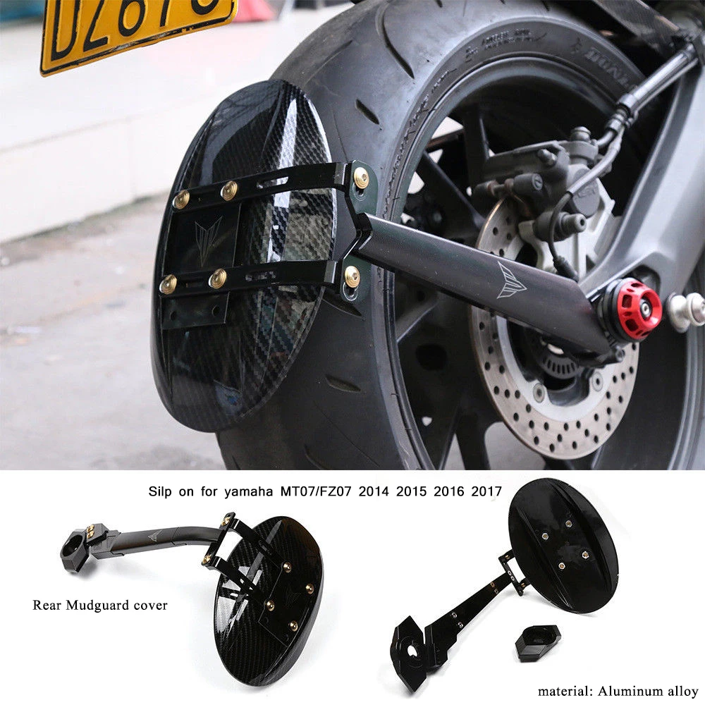 Motorcycle Rear Fender Aluminum alloy With Bracket Non-destructive modification Silp on for Yamaha MT07/FZ07 2014 2015 2016 2017
Motorcycle Rear Fender Aluminum alloy With Bracket Non-destructive modification Silp on for Yamaha MT07/FZ07 2014 2015 2016 2017