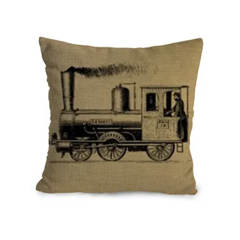 45 * 45cm Retro Steam Train Designs Industrial Revolution Cotton Linen Car Seat Cushion Cover
45 * 45cm Retro Steam Train Designs Industrial Revolution Cotton Linen Car Seat Cushion Cover