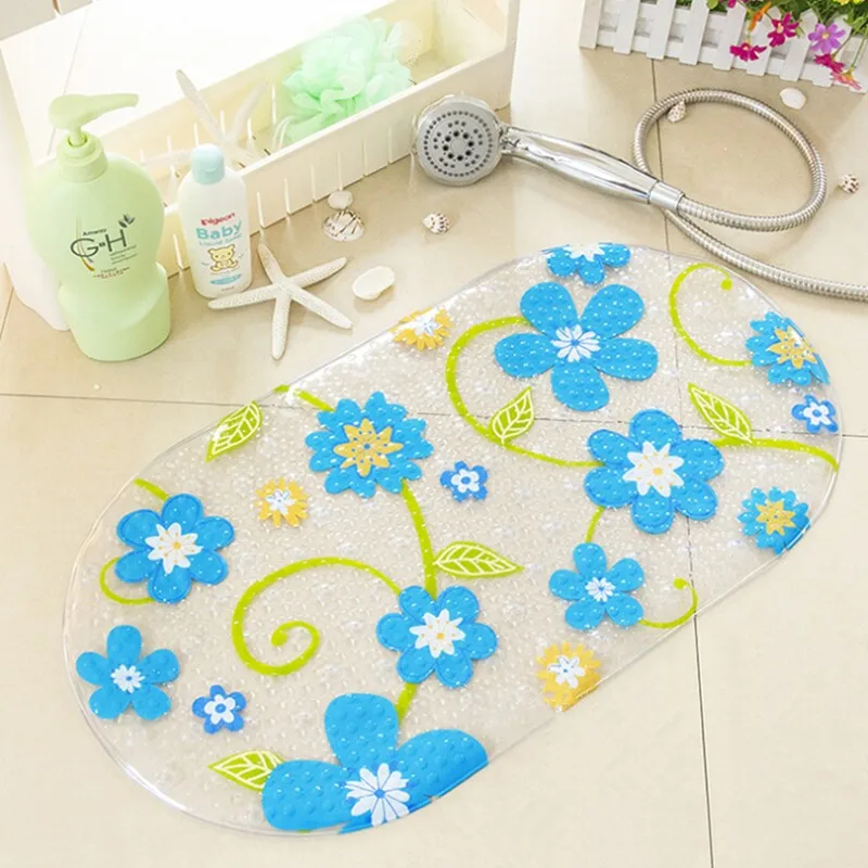 High Quality Colorful Floral Dots PVC Non- Slip Bath Mat Bathtub Mat Shower Mat 69*38cm
High Quality Colorful Floral Dots PVC Non- Slip Bath Mat Bathtub Mat Shower Mat 69*38cm