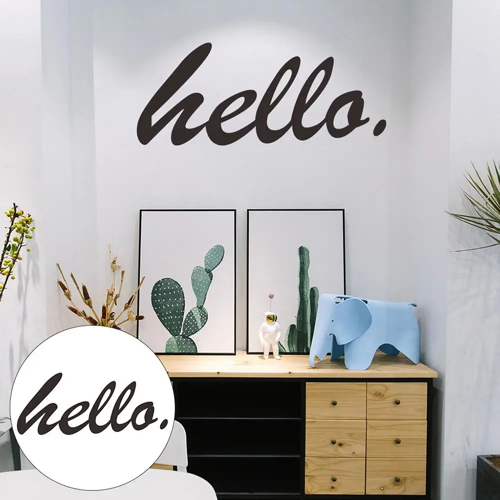 Removable Hello English Letters Wall Sticker for Kids Room Art Decals Room Wall Art Bedroom Home Window Decal Decor
Removable Hello English Letters Wall Sticker for Kids Room Art Decals Room Wall Art Bedroom Home Window Decal Decor