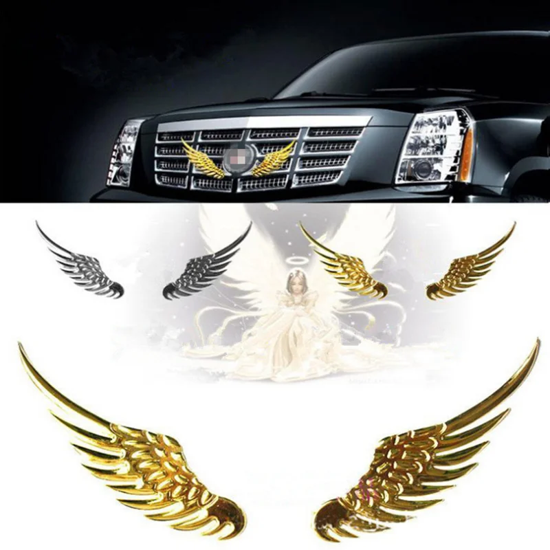 

1 Pair Wings Sticker For Chrysler Sebring Voyager Crossfire PT Cruiser 300C Aspen Pacifica Town Country car styling