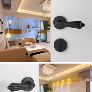 European American Style Mute Room Door Lock Handle Interior Door Knobs Lock Luxurious Anti-Theft Gate Lock Furniture Hardware
European American Style Mute Room Door Lock Handle Interior Door Knobs Lock Luxurious Anti-Theft Gate Lock Furniture Hardware