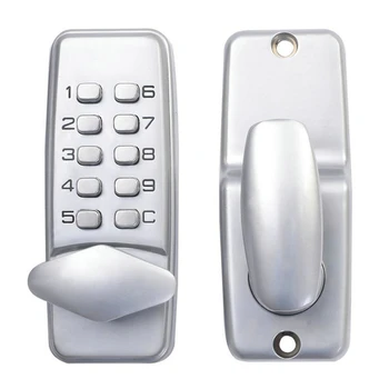 Password Entry Door Locks Keyless Security Zinc Alloy Waterproof with Digital Machinery Code Keypad for School Dormitory Family
Password Entry Door Locks Keyless Security Zinc Alloy Waterproof with Digital Machinery Code Keypad for School Dormitory Family