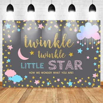 Mehofoto Twinkle Little Star Backdrop for Photography Gender Reveal Newborn Baby Shower Background Golden Stars Moon Night
Mehofoto Twinkle Little Star Backdrop for Photography Gender Reveal Newborn Baby Shower Background Golden Stars Moon Night