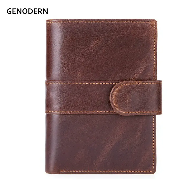 GENODERN Cow Leather Men Wallets with Coin Holder Removable Card Holder Drive License Case Short Wallet for Men Male Purse
GENODERN Cow Leather Men Wallets with Coin Holder Removable Card Holder Drive License Case Short Wallet for Men Male Purse