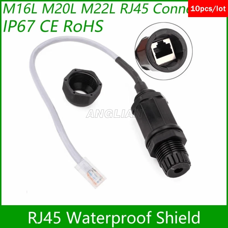 Factory sell RJ45 waterproof connector M20 Ethernet Interface M22 LAN Network Adapter CAT5E CAT6 shielded panel mount 10 units
Factory sell RJ45 waterproof connector M20 Ethernet Interface M22 LAN Network Adapter CAT5E CAT6 shielded panel mount 10 units