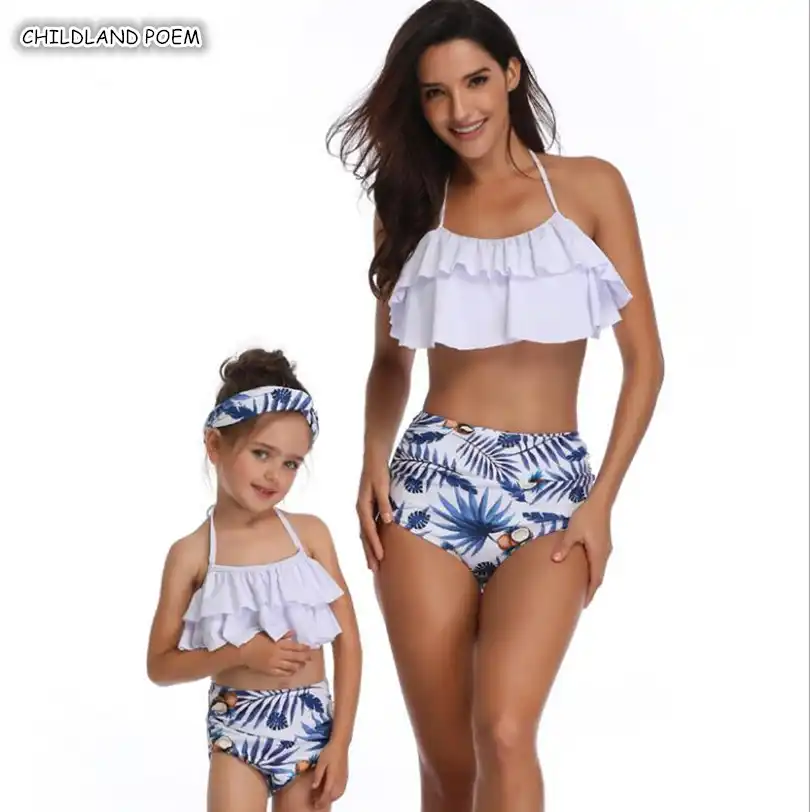 mom and daughter swimsuits