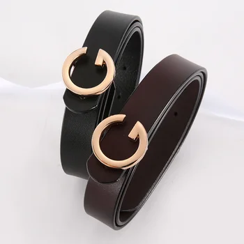Women Pants Dress Strap Ladies Genuine Leather Belts with Alloy Retro Buckle Female Cowskin Belt Designer Women's Jeans Belt 
Women Pants Dress Strap Ladies Genuine Leather Belts with Alloy Retro Buckle Female Cowskin Belt Designer Women's Jeans Belt