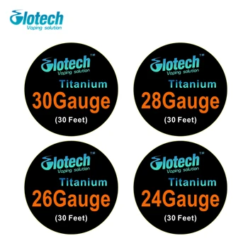 Glotech 10m/roll Titanium Wire heating wires for electronic hookah RDA RBA RTA Atomizer DIY Pre-built vaporizer Coil
Glotech 10m/roll Titanium Wire heating wires for electronic hookah RDA RBA RTA Atomizer DIY Pre-built vaporizer Coil