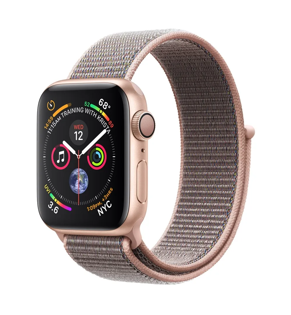 Apple Watch Watch Series 4, OLED, Touchscreen, GPS (satellite), 18 h, 30.1 g, Gold
Apple Watch Watch Series 4, OLED, Touchscreen, GPS (satellite), 18 h, 30.1 g, Gold