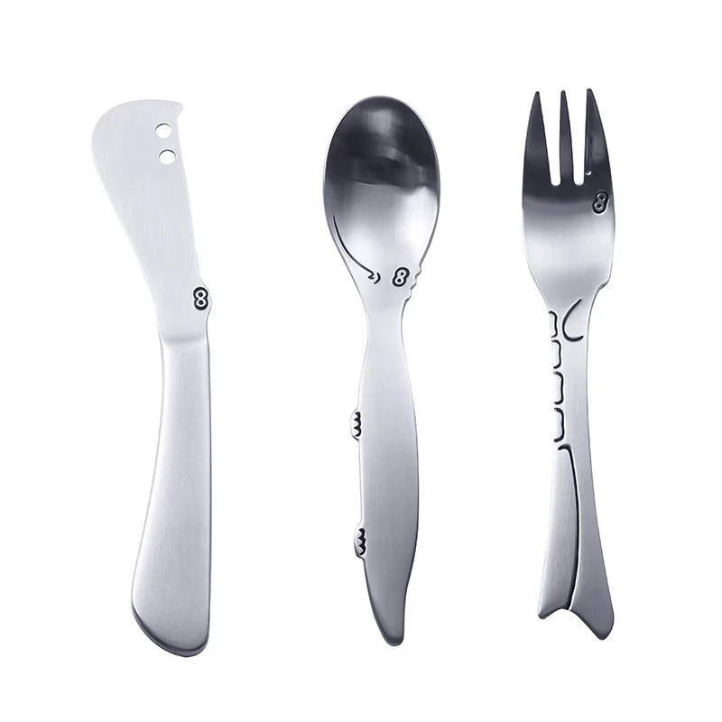 304 stainless steel knife and fork spoon Set for Student children's High quality portable fork spoon gift box 3-15 years old
304 stainless steel knife and fork spoon Set for Student children's High quality portable fork spoon gift box 3-15 years old