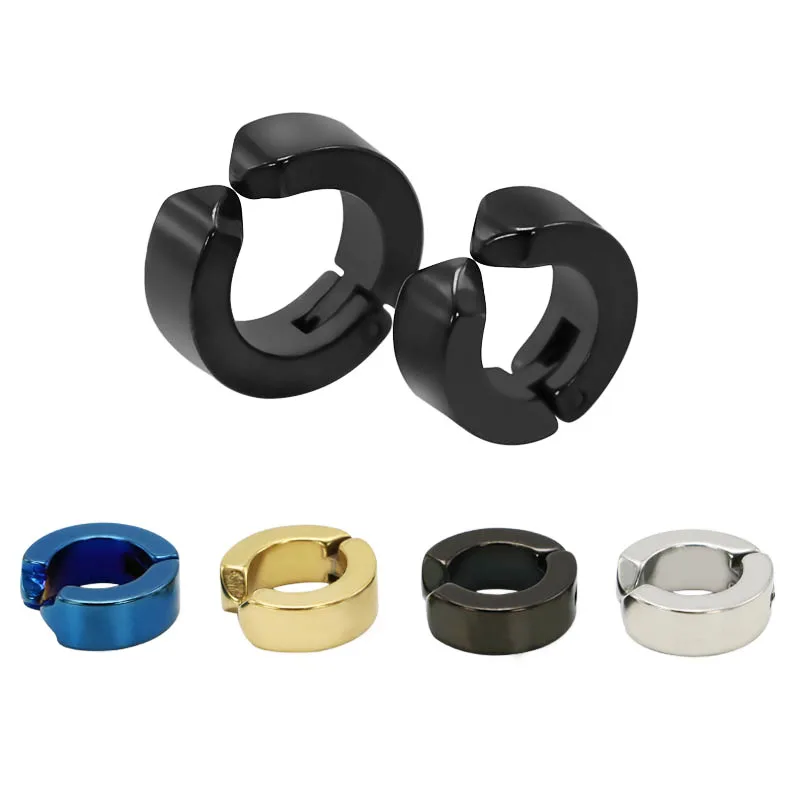 1Pair Men's Titanium Fake Piercing Ear Stud Cuff Non-Piercing Clip-on Earrings Punk Stainless Steel Small Big Unisex Women
1Pair Men's Titanium Fake Piercing Ear Stud Cuff Non-Piercing Clip-on Earrings Punk Stainless Steel Small Big Unisex Women