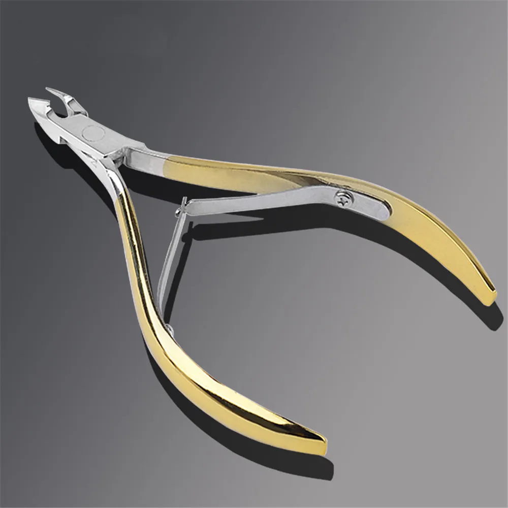 Nail Cuticle Nipper Double Fork Stainless Steel Golden Nail Tool Remove Dead Skin On Finger Toe Cutter Paronychia Nail Scissors
Nail Cuticle Nipper Double Fork Stainless Steel Golden Nail Tool Remove Dead Skin On Finger Toe Cutter Paronychia Nail Scissors