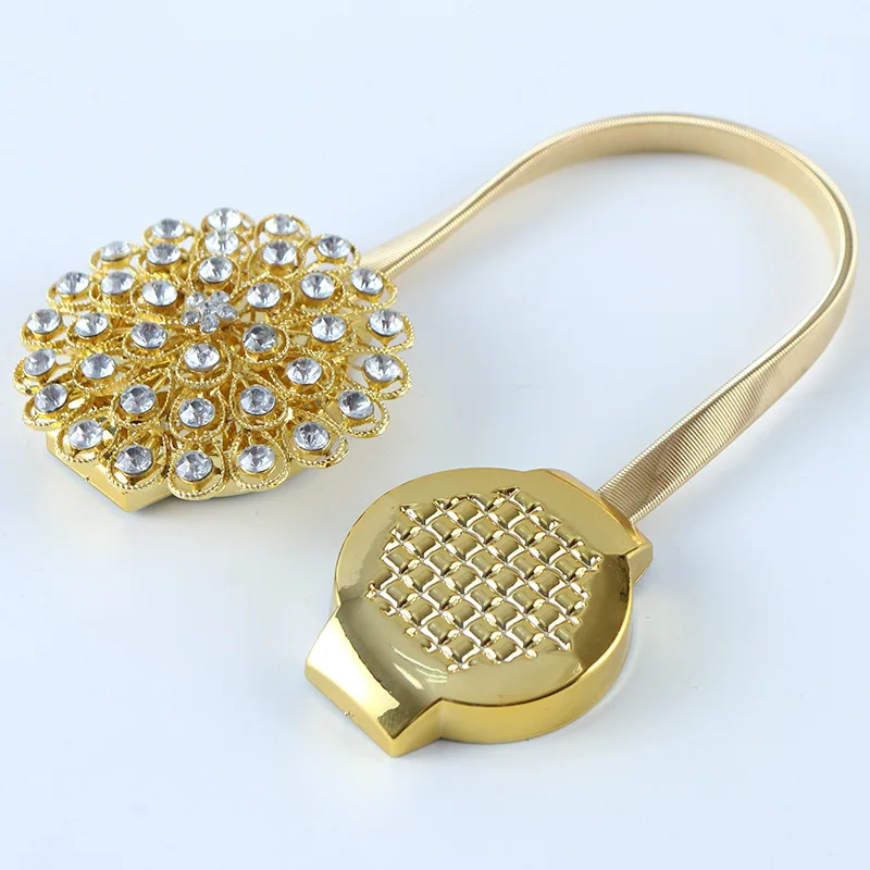 Fashion Eco-friendly Colorful Creative Crystal Tieback Diamond Magnet Curtain Clasp Ribbon Curtain Accessories Curtain Holder
Fashion Eco-friendly Colorful Creative Crystal Tieback Diamond Magnet Curtain Clasp Ribbon Curtain Accessories Curtain Holder