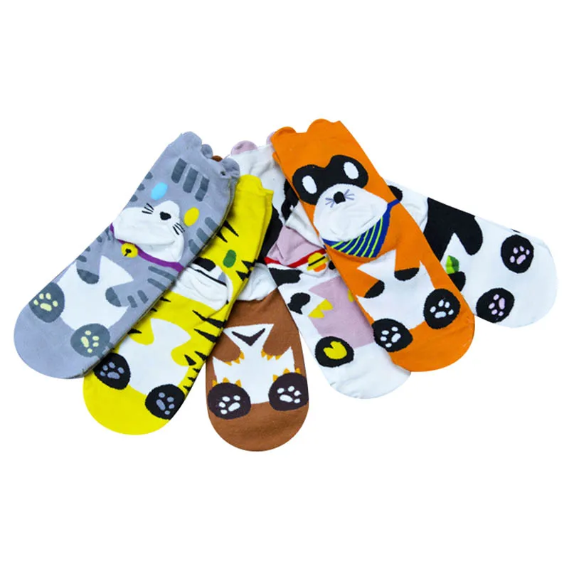 3 Pairs Women Socks Cute Cartoon Animals Cow Tiger Panda Stereoscopic Ears Funny Socks Deodorant Stretchy Combed Cotton Meias
3 Pairs Women Socks Cute Cartoon Animals Cow Tiger Panda Stereoscopic Ears Funny Socks Deodorant Stretchy Combed Cotton Meias