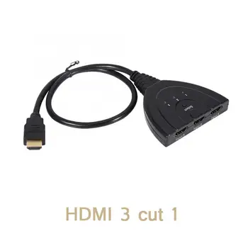 Mini 3 Port HDMI Splitter Adapter Cable 4K*2K USB Switch Hub Box HDMI 1080P Switcher 3 in 1 out Port Hub for DVD HDTV Xbox Black
Mini 3 Port HDMI Splitter Adapter Cable 4K*2K USB Switch Hub Box HDMI 1080P Switcher 3 in 1 out Port Hub for DVD HDTV Xbox Black