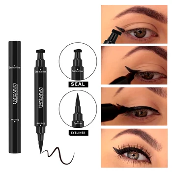 HANDAIYAN Dual-end Ultra Black Eyeliner Stamp Pen Long Lasting Waterproof Eye Liner Liquid Eye Pencil Cat Eye Smoky Make Up
HANDAIYAN Dual-end Ultra Black Eyeliner Stamp Pen Long Lasting Waterproof Eye Liner Liquid Eye Pencil Cat Eye Smoky Make Up