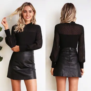 Women Ladies Bodysuit Stretch Leotard Long Sleeve Solid Lace Sexy Turtleneck Body Tops Jumpsuit NEW
Women Ladies Bodysuit Stretch Leotard Long Sleeve Solid Lace Sexy Turtleneck Body Tops Jumpsuit NEW