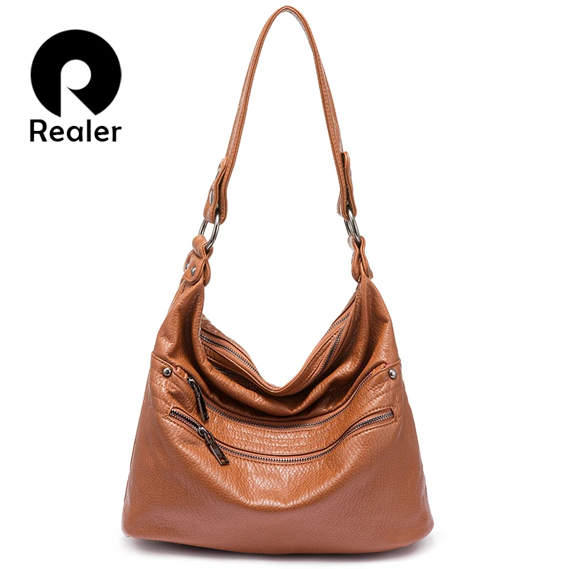 Realer shoulder bag women top-handle handbag female artificial leather high quality messenger bag for ladies fashion designer
Realer shoulder bag women top-handle handbag female artificial leather high quality messenger bag for ladies fashion designer