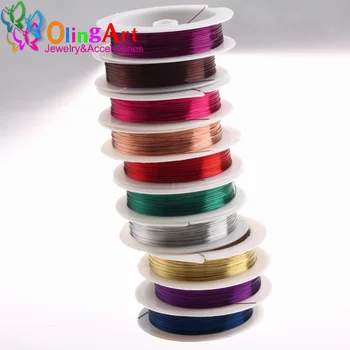 OlingArt 1.0MM 1.7M/Roll Copper Wire 2019 new mixed color plated Beading Wire Jewelry Findings DIY Cord Craft Beads Rope 
OlingArt 1.0MM 1.7M/Roll Copper Wire 2019 new mixed color plated Beading Wire Jewelry Findings DIY Cord Craft Beads Rope