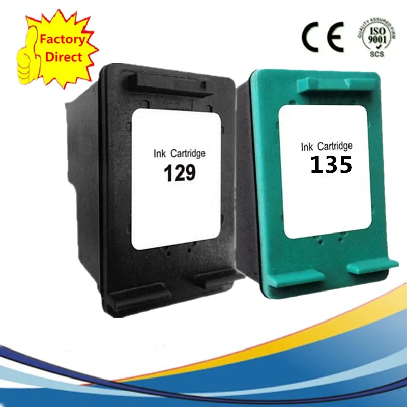 Ink Cartridges Remanufactured For HP129 135 XL HP129 HP135 Deskjet 5943 6943 6983 D4163 Officejet 6313 K7103 Inkjet Printer
Ink Cartridges Remanufactured For HP129 135 XL HP129 HP135 Deskjet 5943 6943 6983 D4163 Officejet 6313 K7103 Inkjet Printer