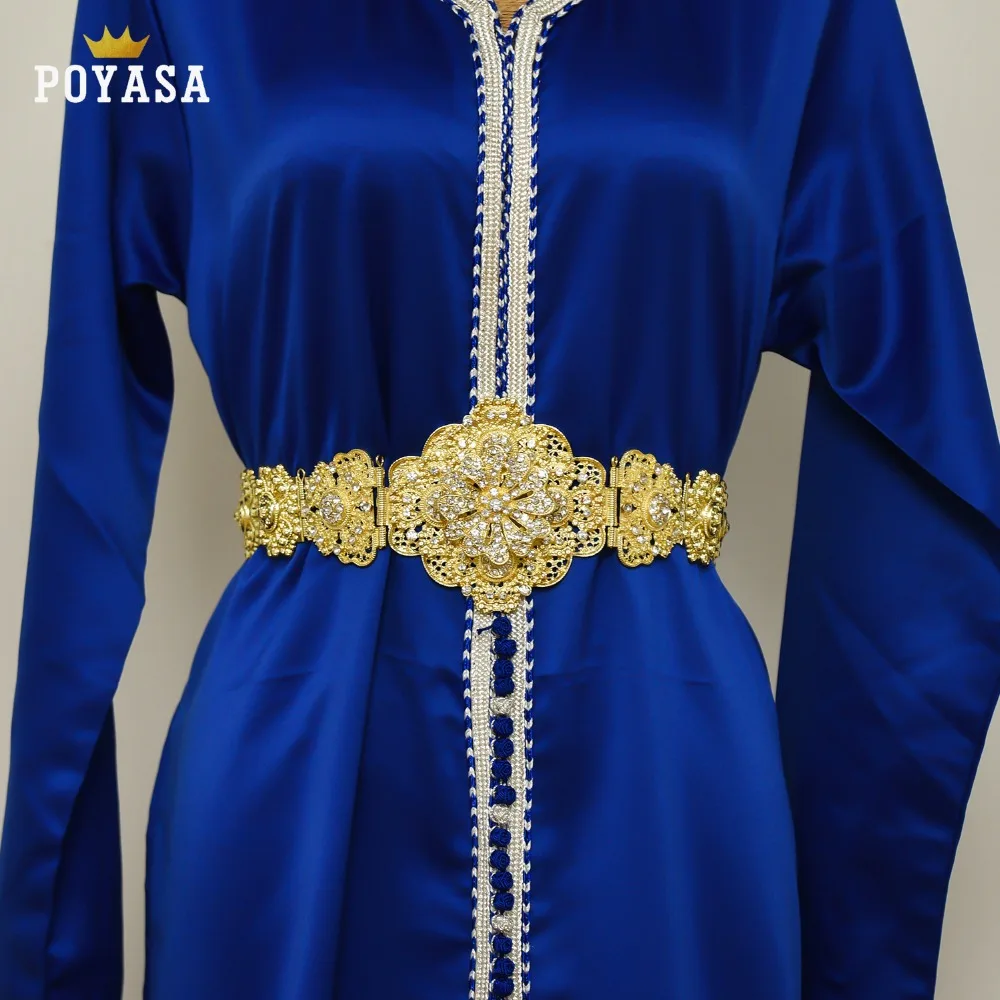 Luxury gold color women belt chain metal waistband jewelry long adjustable length wedding caftan dress belt
Luxury gold color women belt chain metal waistband jewelry long adjustable length wedding caftan dress belt