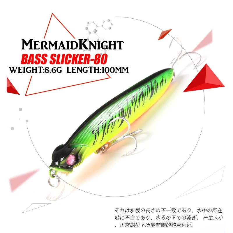 MermaidKnight Fishing Lure 10cm 8.6g Hard Bait Minnow Crank diving 0.3-0.6m of Tungsten balls long casting model fishing tackle
MermaidKnight Fishing Lure 10cm 8.6g Hard Bait Minnow Crank diving 0.3-0.6m of Tungsten balls long casting model fishing tackle