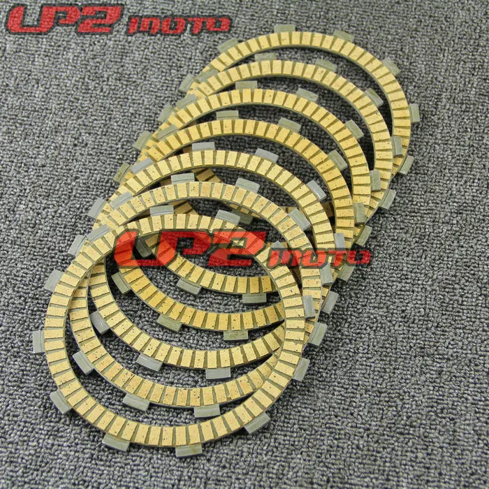 

Suitable for Kawasaki KLE650 A7F/A8F/A9F Versys 07-09 Paper Clutch Wood Disc Friction Clutch Discs Plate Set