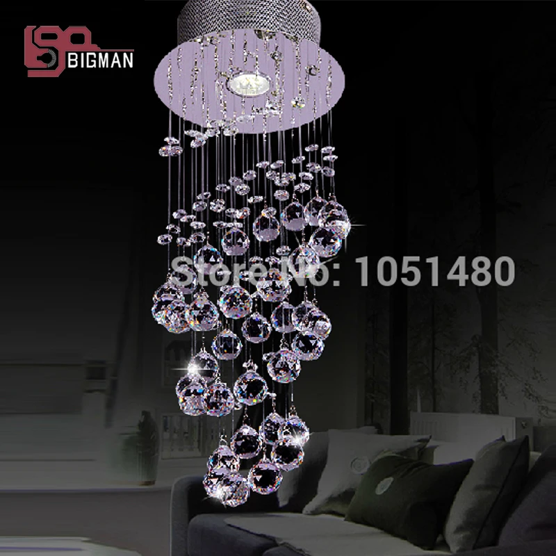 new round LED crystal chandelier hallway lamp Dia200*H600mm modern lighting sale 
new round LED crystal chandelier hallway lamp Dia200*H600mm modern lighting sale