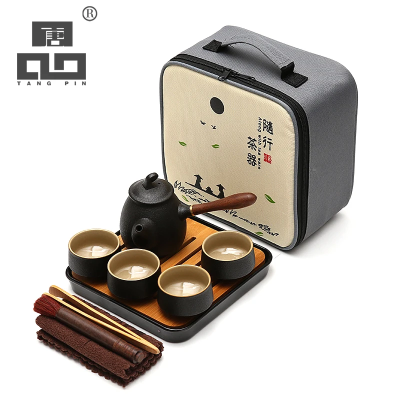 TANGPIN japanese ceramic teapot kettle teacup ceramic tea sets kung fu tea set with tray
TANGPIN japanese ceramic teapot kettle teacup ceramic tea sets kung fu tea set with tray