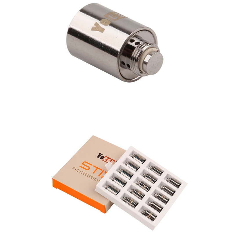 10pcs/lot Original Yocan STIX Coil Head 1.8ohm Replacement Ceramic Coil Electronic Cigarette Atomizer Core for STIX Kit
10pcs/lot Original Yocan STIX Coil Head 1.8ohm Replacement Ceramic Coil Electronic Cigarette Atomizer Core for STIX Kit