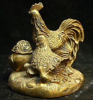 Art Bronze Decoration Crafts Brass Chinese China Tibet Buddhism Temp Brass Bronze chicken cock Statue sculpture
Art Bronze Decoration Crafts Brass Chinese China Tibet Buddhism Temp Brass Bronze chicken cock Statue sculpture