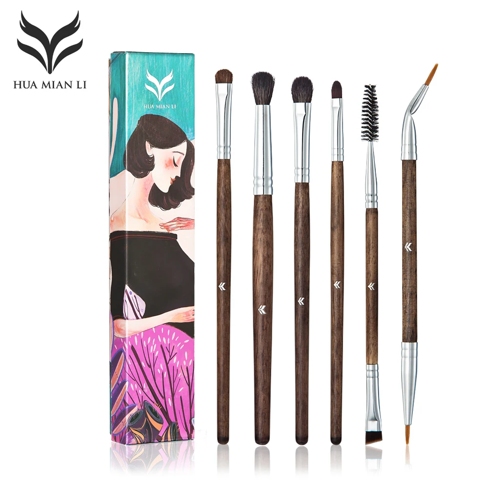 HUAMIANLI 1pcs Eye Make Brushes Set Wool Hair Brush Eye Shadow Eyebrow Eyelash Double End Eyeliner Brushes High Quality
HUAMIANLI 1pcs Eye Make Brushes Set Wool Hair Brush Eye Shadow Eyebrow Eyelash Double End Eyeliner Brushes High Quality
