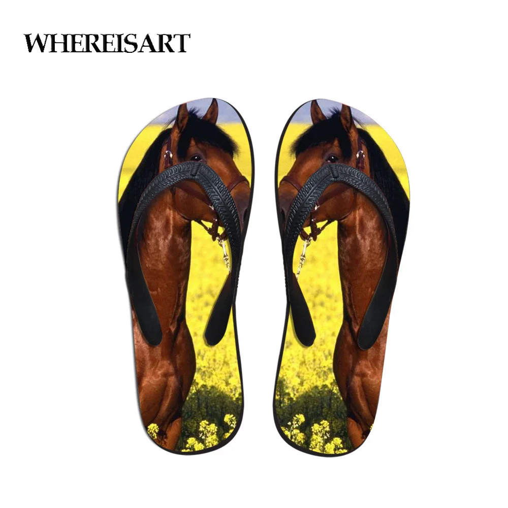 WHEREISART Flower Horse Pattern Sandals Slipper For Man Summer Fashion Casual Beach Slip on Flip Flops Slides Shoe Dropshipping
WHEREISART Flower Horse Pattern Sandals Slipper For Man Summer Fashion Casual Beach Slip on Flip Flops Slides Shoe Dropshipping