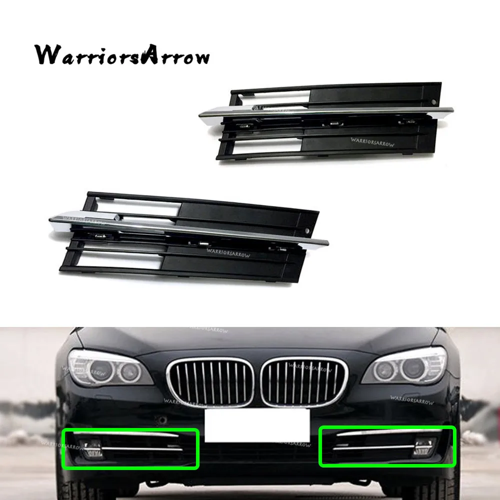4Pcs Set Front Lower Fog Light Cover Grille w/ Chrome Molding Trim LH RH For BMW F01 F02 740i 740Li 750i 750Li 760Li 2013-2015
4Pcs Set Front Lower Fog Light Cover Grille w/ Chrome Molding Trim LH RH For BMW F01 F02 740i 740Li 750i 750Li 760Li 2013-2015