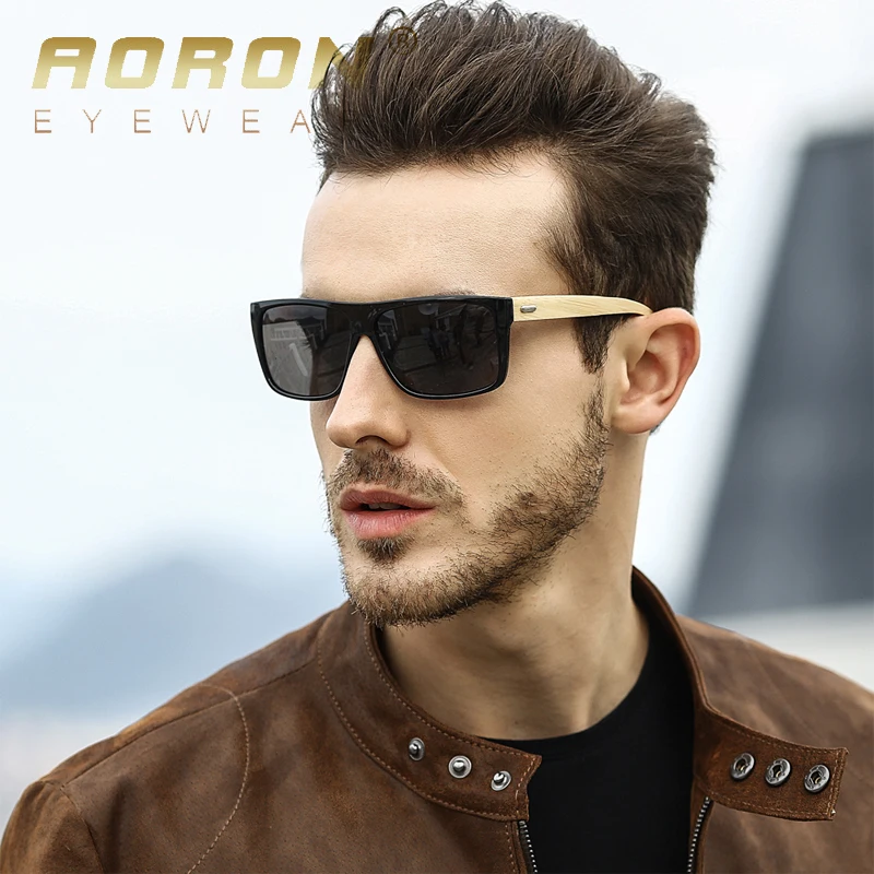 AORON Bamboo Sunglasses Men Polarized Women Black Sunglass Male UV400 Sun Glasses Driver Goggles Wooden Eyewear Shades
AORON Bamboo Sunglasses Men Polarized Women Black Sunglass Male UV400 Sun Glasses Driver Goggles Wooden Eyewear Shades