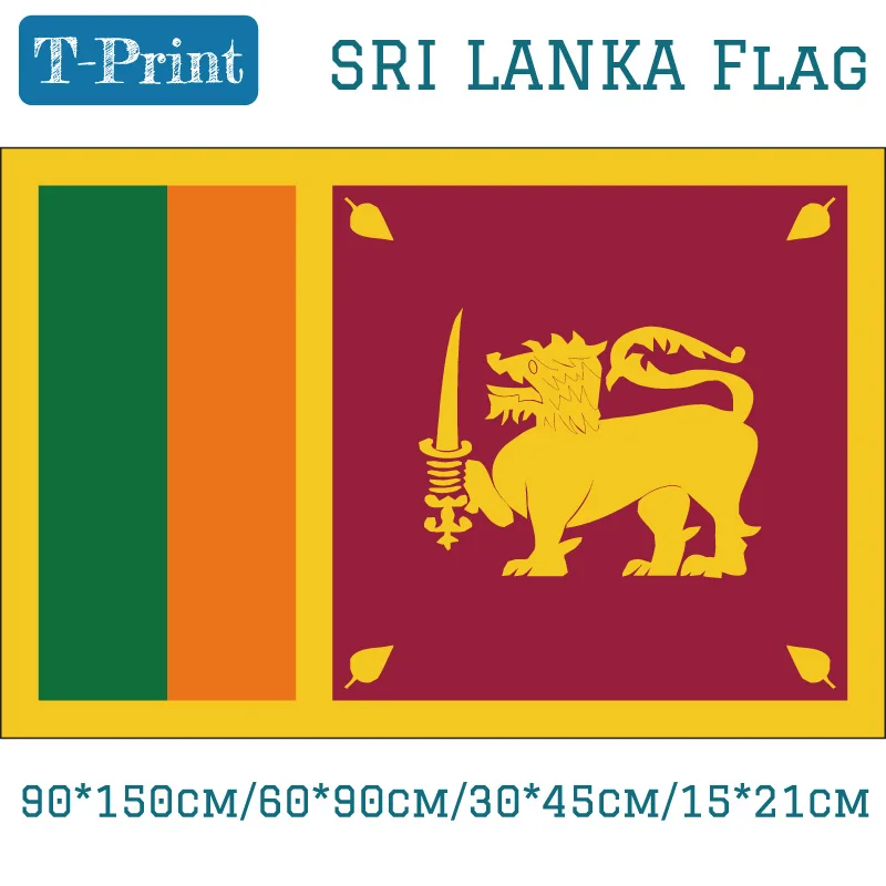 Sri Lanka National Flag 60*90cm 90*150cm 15*21cm National Day 30*45cm Car Flag Banner flag decoration
Sri Lanka National Flag 60*90cm 90*150cm 15*21cm National Day 30*45cm Car Flag Banner flag decoration