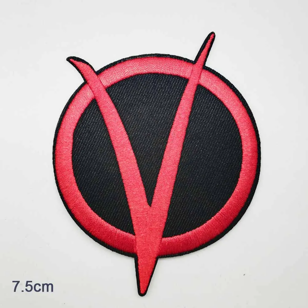 V for Vendetta Red Letters Iron On Patch Embroidered Clothes Patch For Clothing Clothes Stickers Garment Apparel Accessories
V for Vendetta Red Letters Iron On Patch Embroidered Clothes Patch For Clothing Clothes Stickers Garment Apparel Accessories