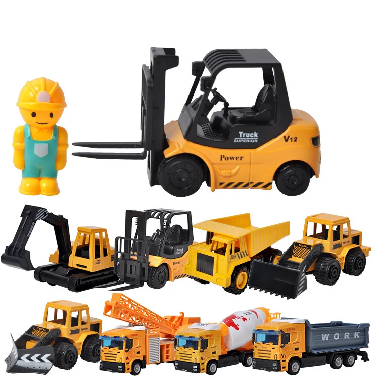 25 rodzaje samochody zabawki Diecast mini stop pojazd budowlany inżynierii samochód wywrotka samochód wywrotka model ciężarówki klasyczne zabawki prezent dla chłopca -