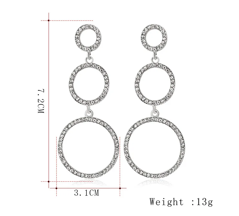 SANDEI Wedding Jewelry Drop Earrings for Bride Trendy long Rhinestone Dangle Earrings women Ba105
SANDEI Wedding Jewelry Drop Earrings for Bride Trendy long Rhinestone Dangle Earrings women Ba105