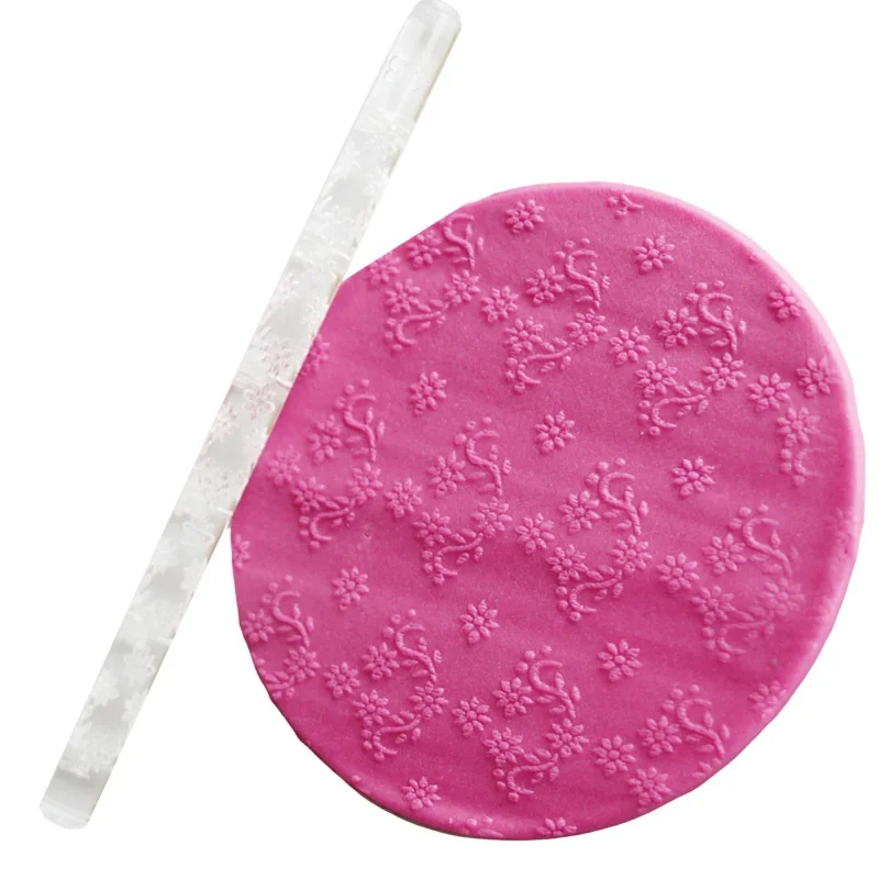 1PC Acrylic Rolling Pin Designed Samll Flowers Fondant Cake Decor Impression Pastry Roller For Embossing Tools Kitchen Supplies
1PC Acrylic Rolling Pin Designed Samll Flowers Fondant Cake Decor Impression Pastry Roller For Embossing Tools Kitchen Supplies