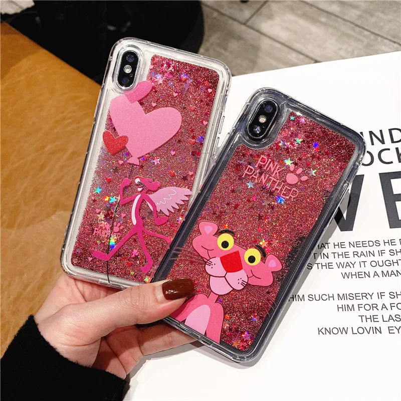 Quicksand Glitter Cartoon pink leopard Dynamic Case For iPhone 7 6 6s Plus Back Cover For iPhone X 6 6s 7 8 Plus XR XS Max case
Quicksand Glitter Cartoon pink leopard Dynamic Case For iPhone 7 6 6s Plus Back Cover For iPhone X 6 6s 7 8 Plus XR XS Max case