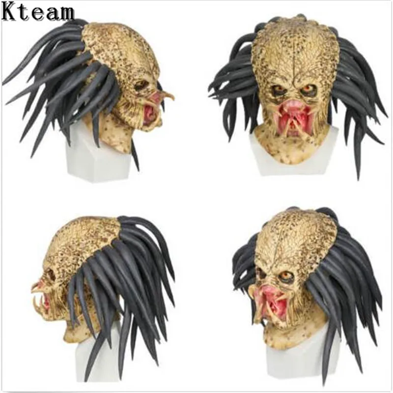 Predator Mask Latex Horror Movie Cosplay Mask for Halloween Party Adults Scary Zombie Mask Fancy dress props
Predator Mask Latex Horror Movie Cosplay Mask for Halloween Party Adults Scary Zombie Mask Fancy dress props