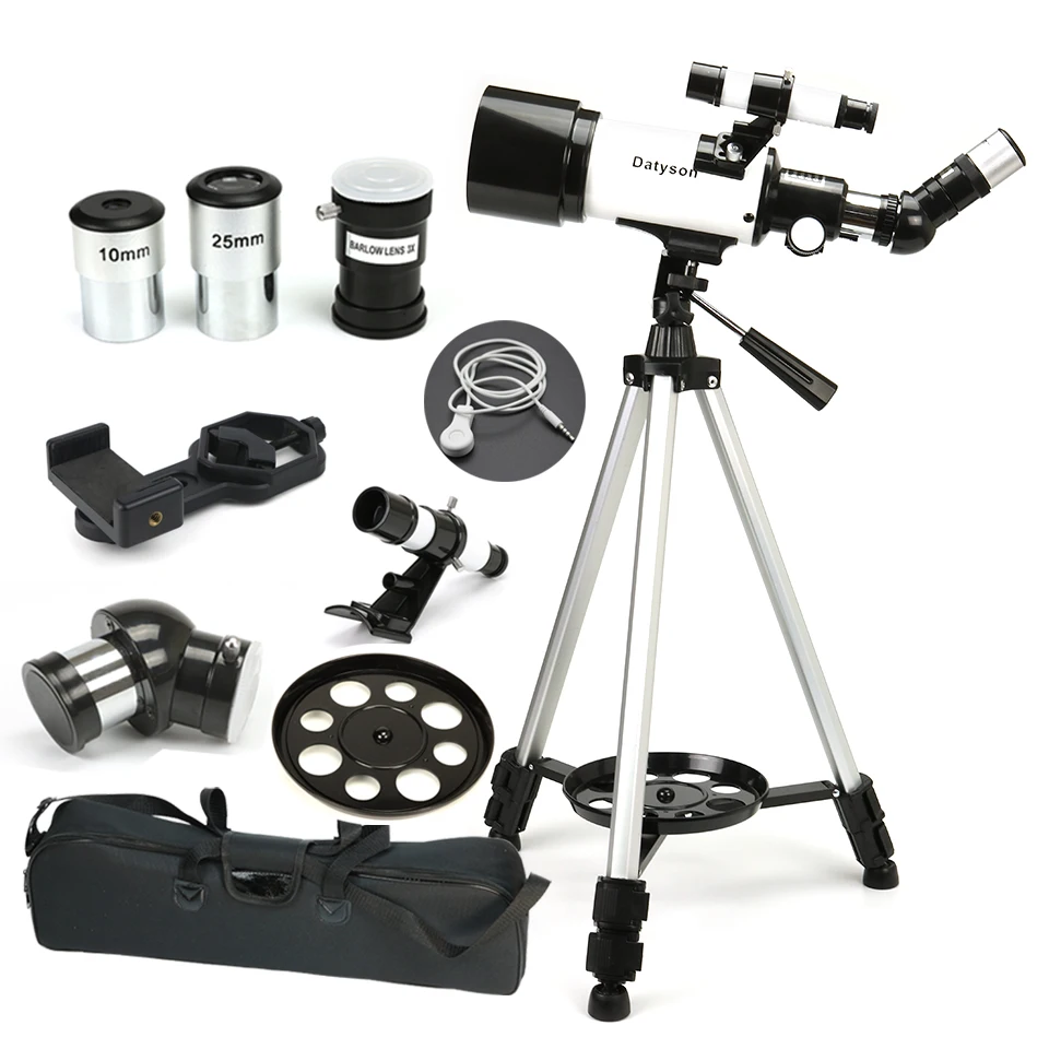Datyson Astronomy Telescope F70400M Refractor Erect Image with Mount Tripod for Astronomical Beginner
Datyson Astronomy Telescope F70400M Refractor Erect Image with Mount Tripod for Astronomical Beginner