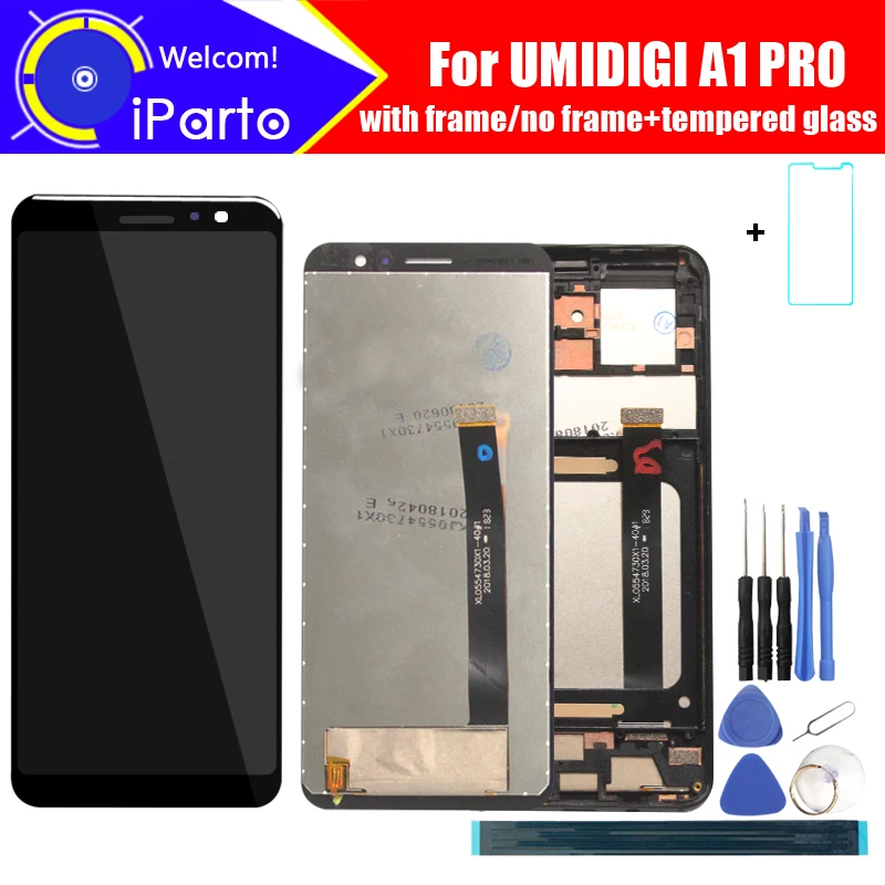 5.5 inch UMIDIGI A1 PRO LCD Display+Touch Screen Digitizer Assembly 100% Original New LCD+Touch Digitizer for A1 PRO +Tools
5.5 inch UMIDIGI A1 PRO LCD Display+Touch Screen Digitizer Assembly 100% Original New LCD+Touch Digitizer for A1 PRO +Tools